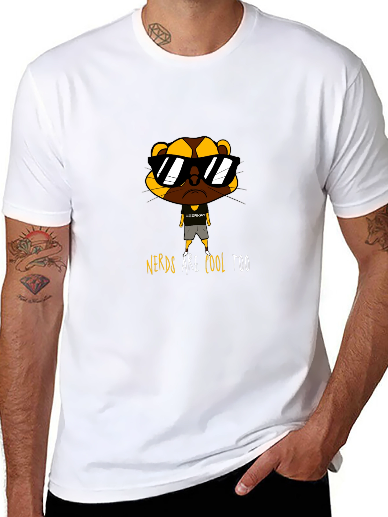 Cool Meerkat Nerds T-Shirt