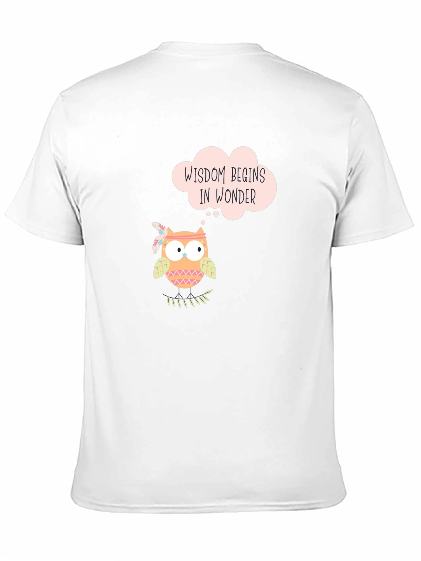 Wisdom Owl T-Shirt - Wonder Begins Within