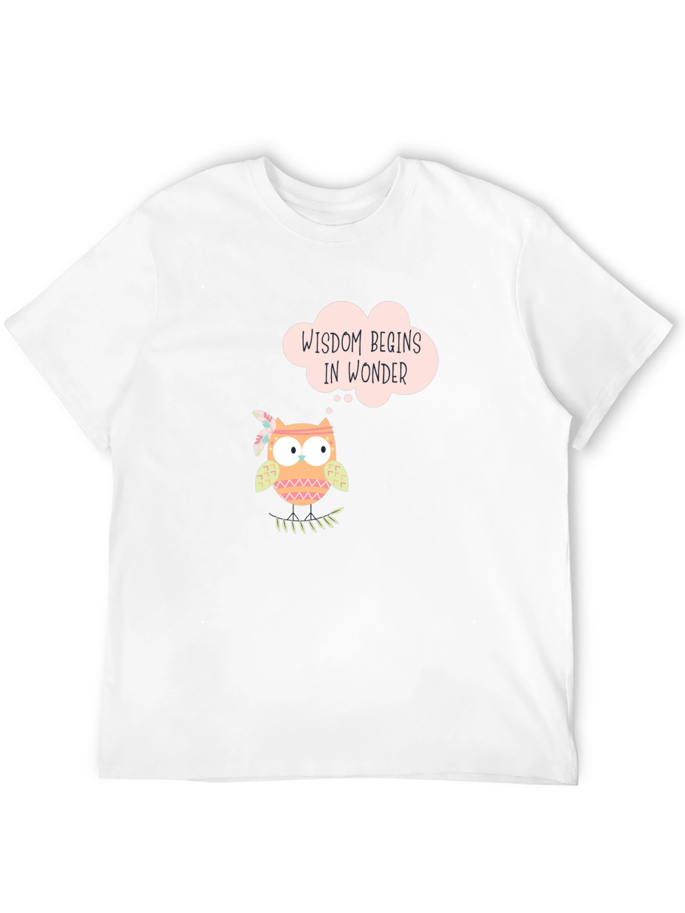 Wisdom Owl T-Shirt - Wonder Begins Within