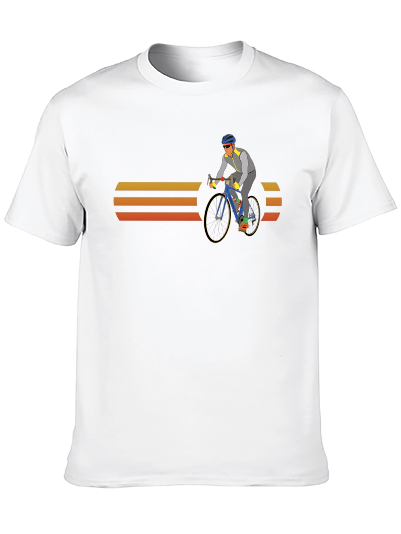 Retro Cyclist Graphic T-Shirt