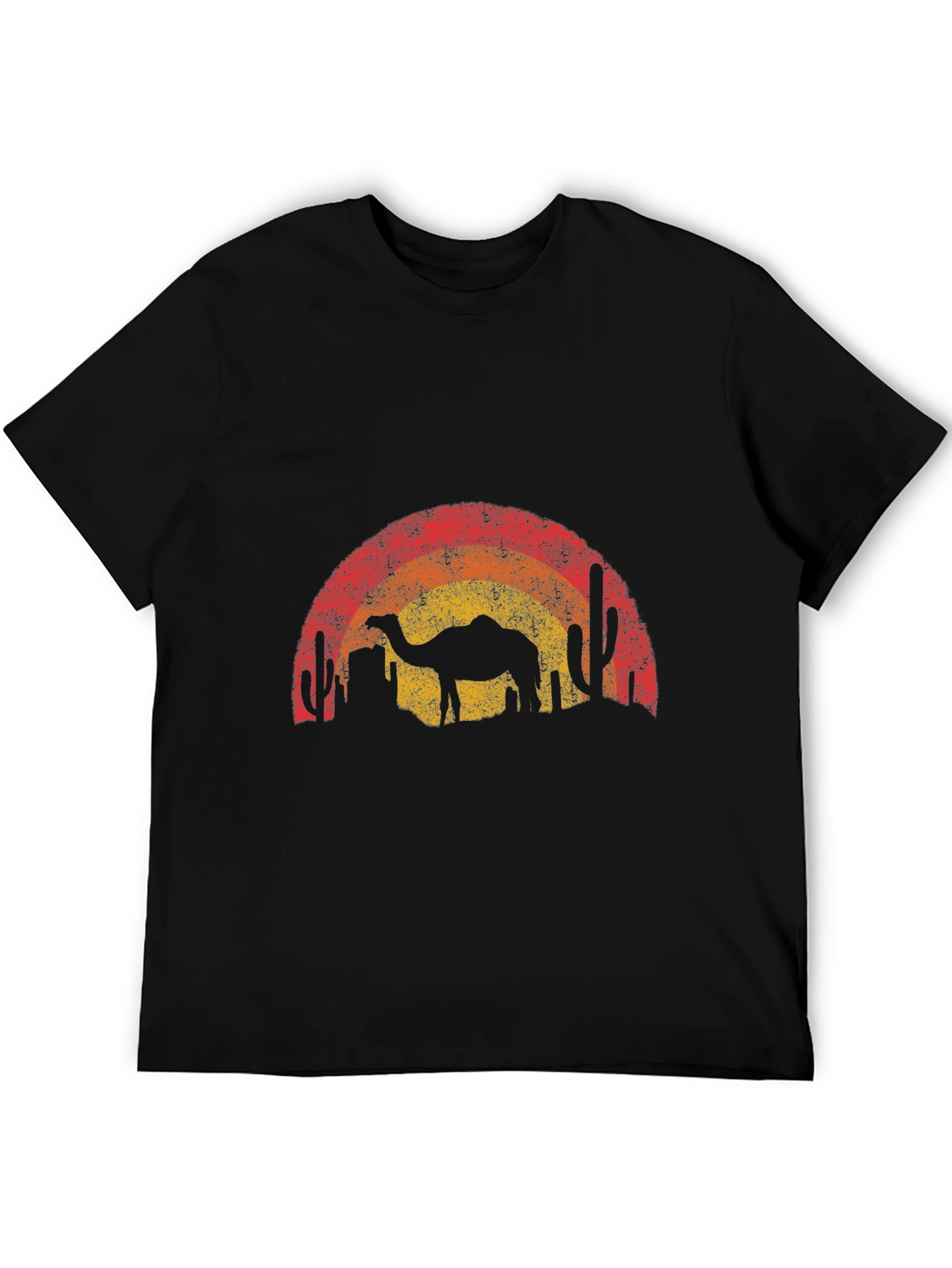Camel Desert Sunset Graphic Tee