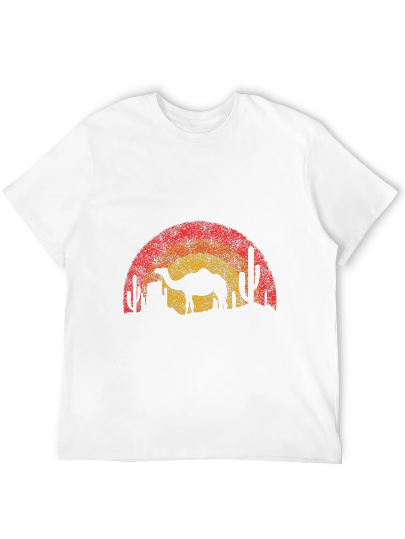 Camel Desert Sunset Graphic Tee
