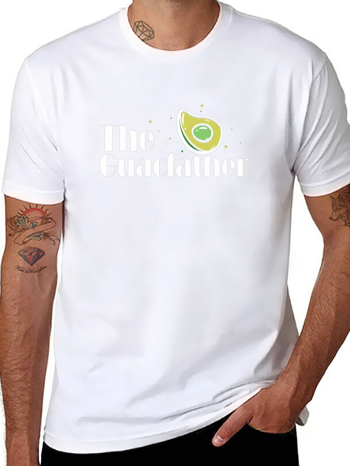 The Guacfather Graphic T-Shirt - Black