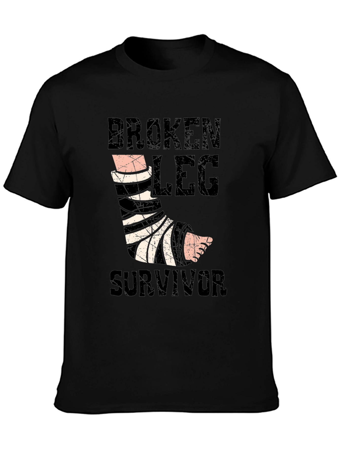 Broken Leg Survivor T-Shirt - Get Well Gift