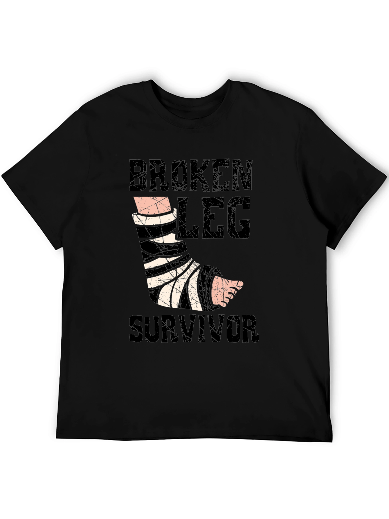 Broken Leg Survivor T-Shirt - Get Well Gift