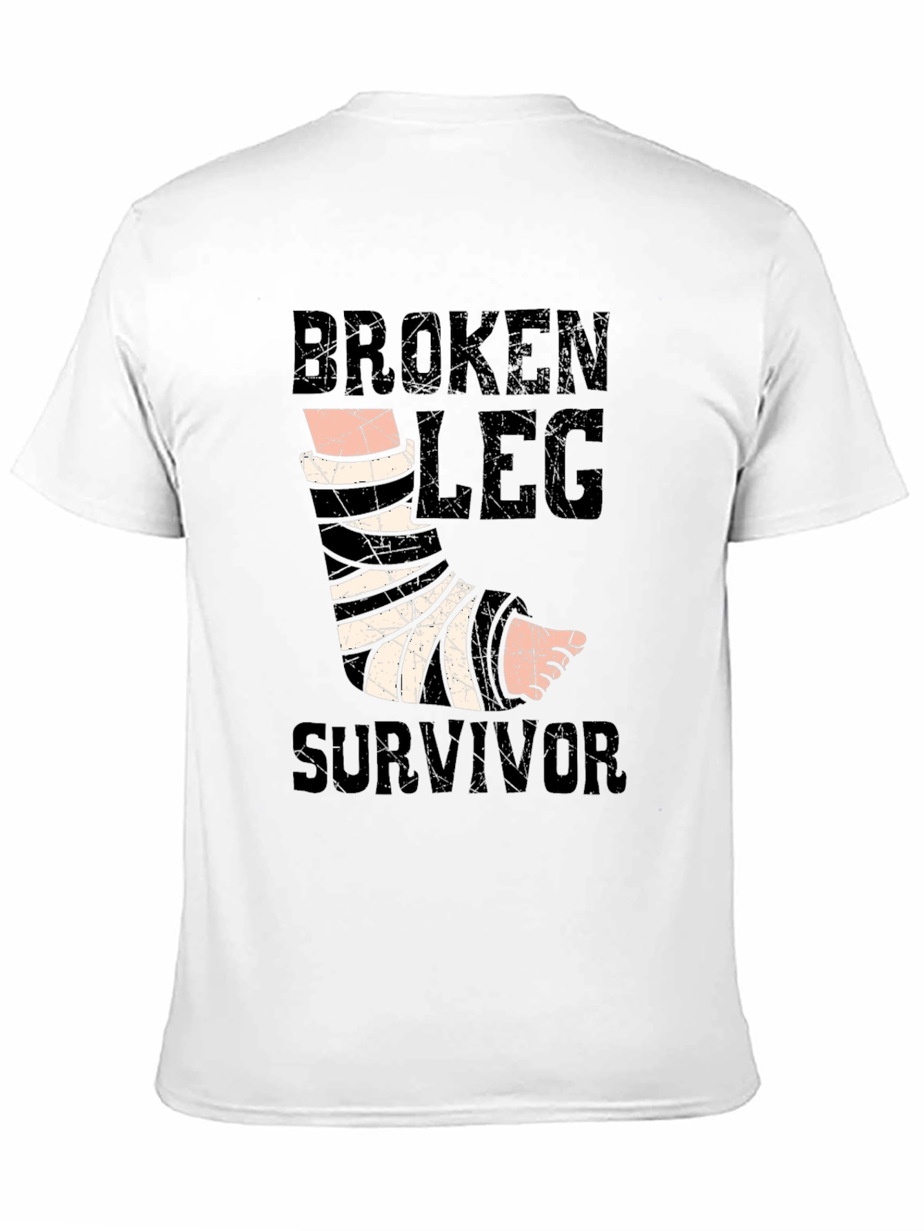 Broken Leg Survivor T-Shirt - Get Well Gift