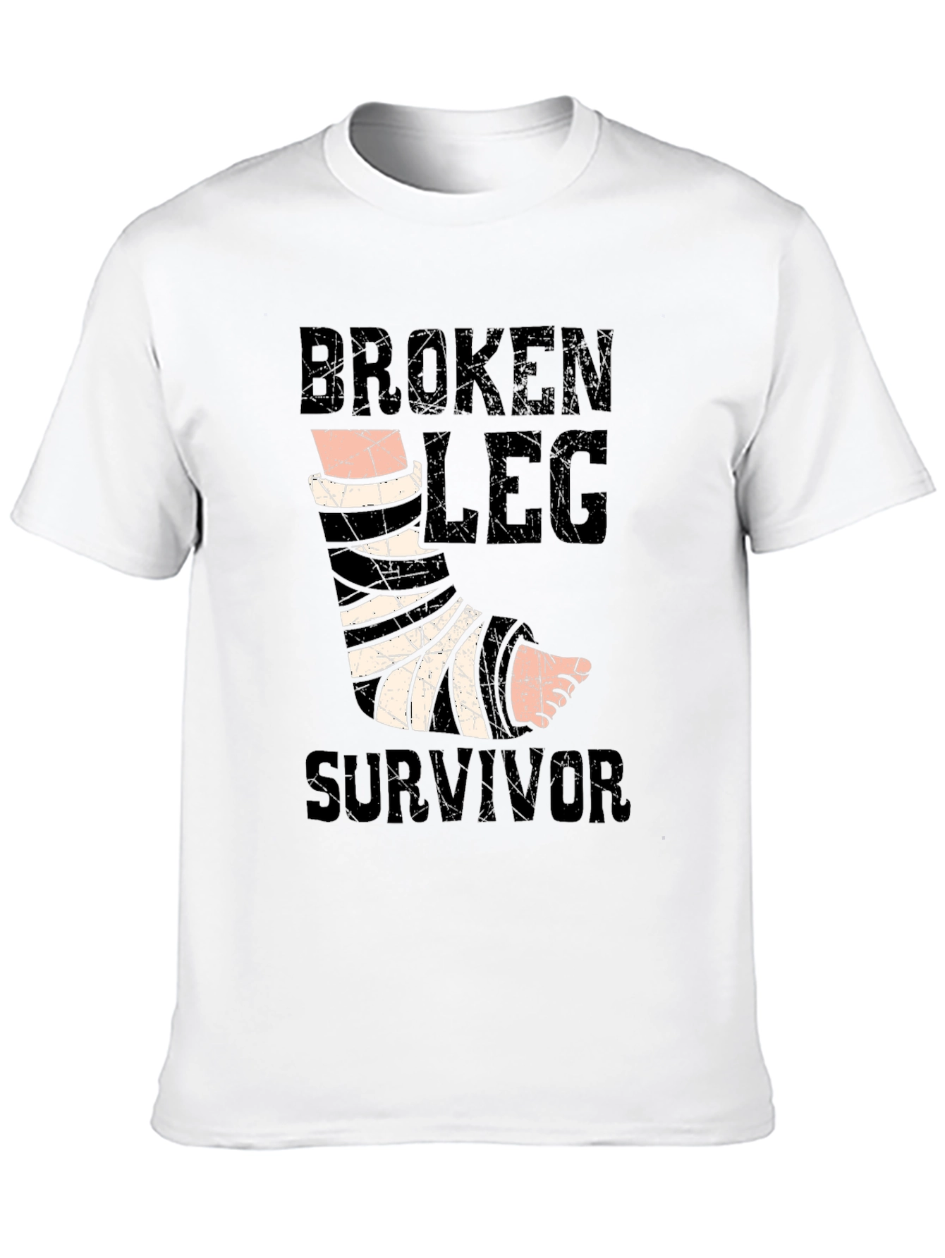 Broken Leg Survivor T-Shirt - Get Well Gift