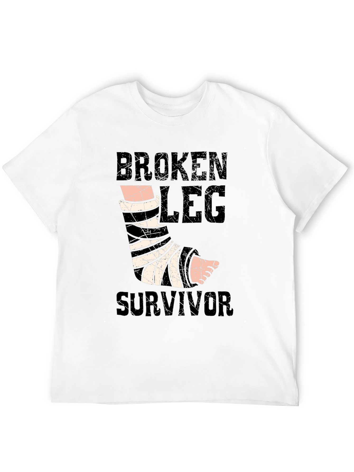 Broken Leg Survivor T-Shirt - Get Well Gift