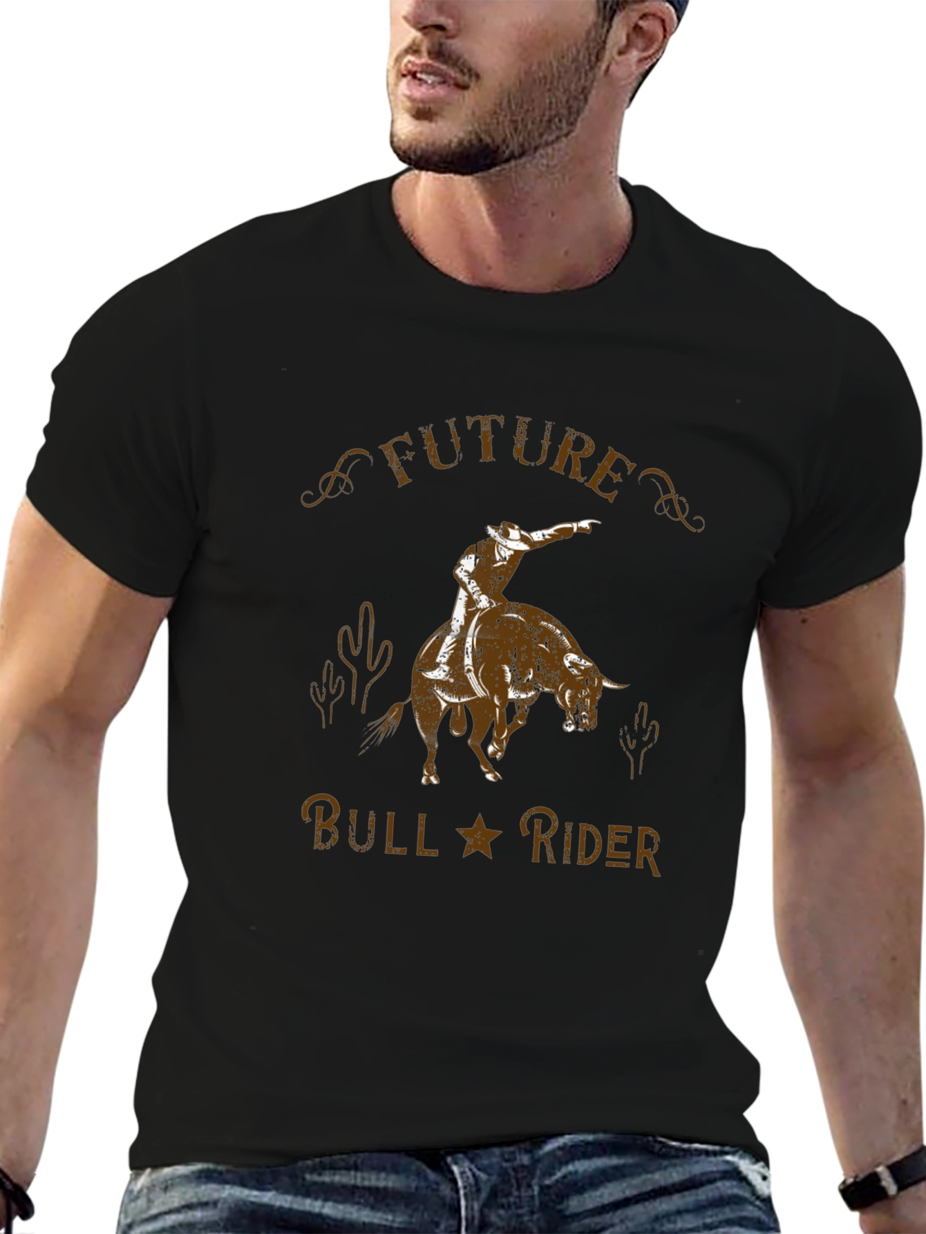Future Bull Rider Graphic T-Shirt