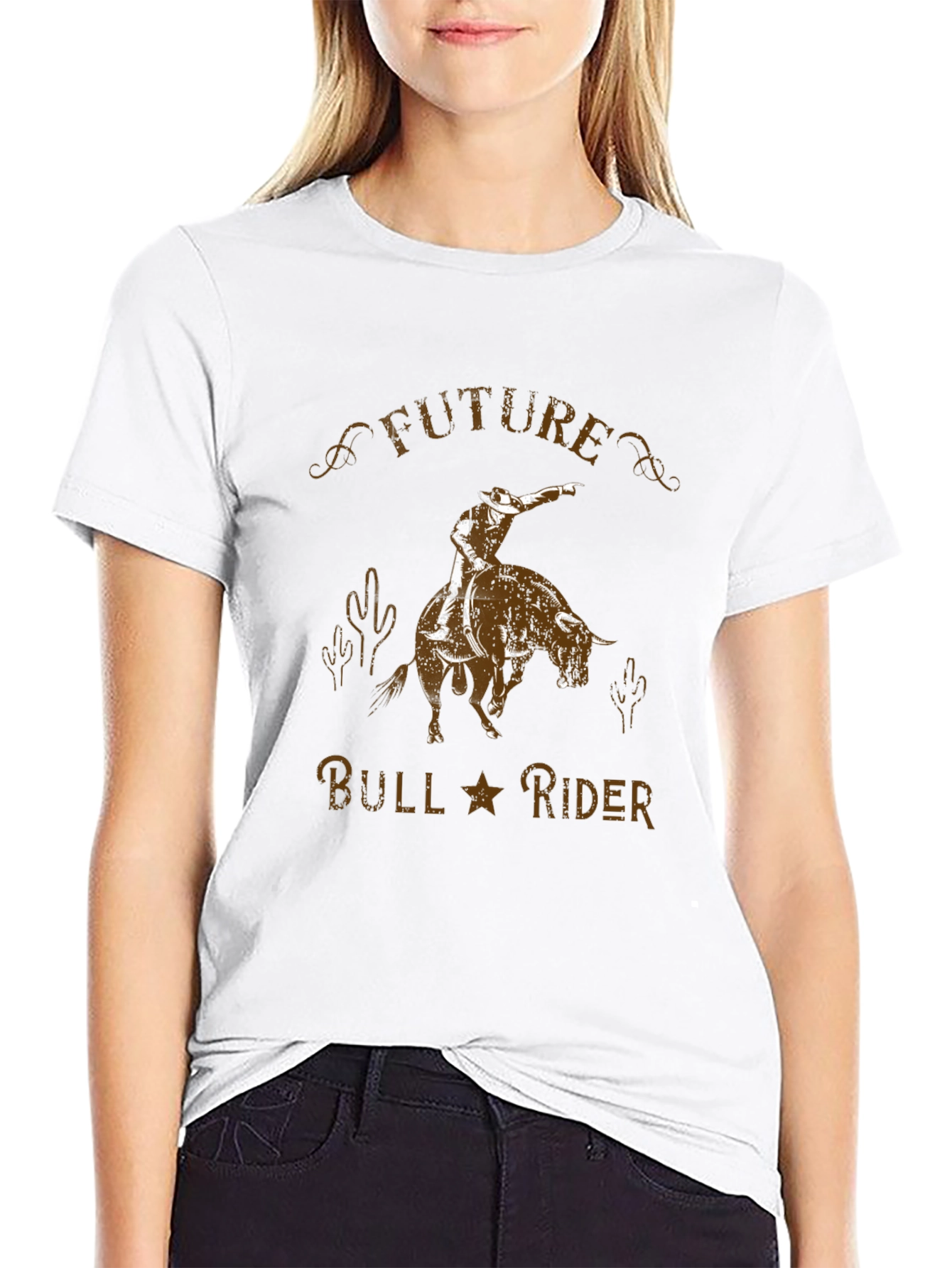 Future Bull Rider Graphic T-Shirt