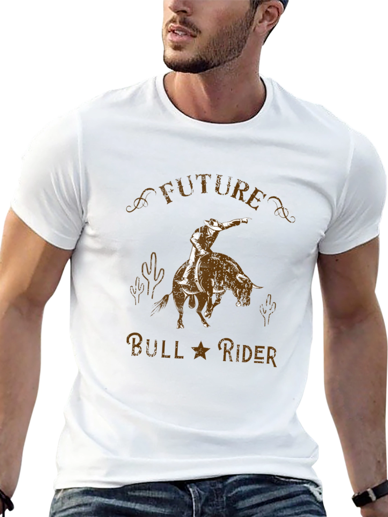 Future Bull Rider Graphic T-Shirt