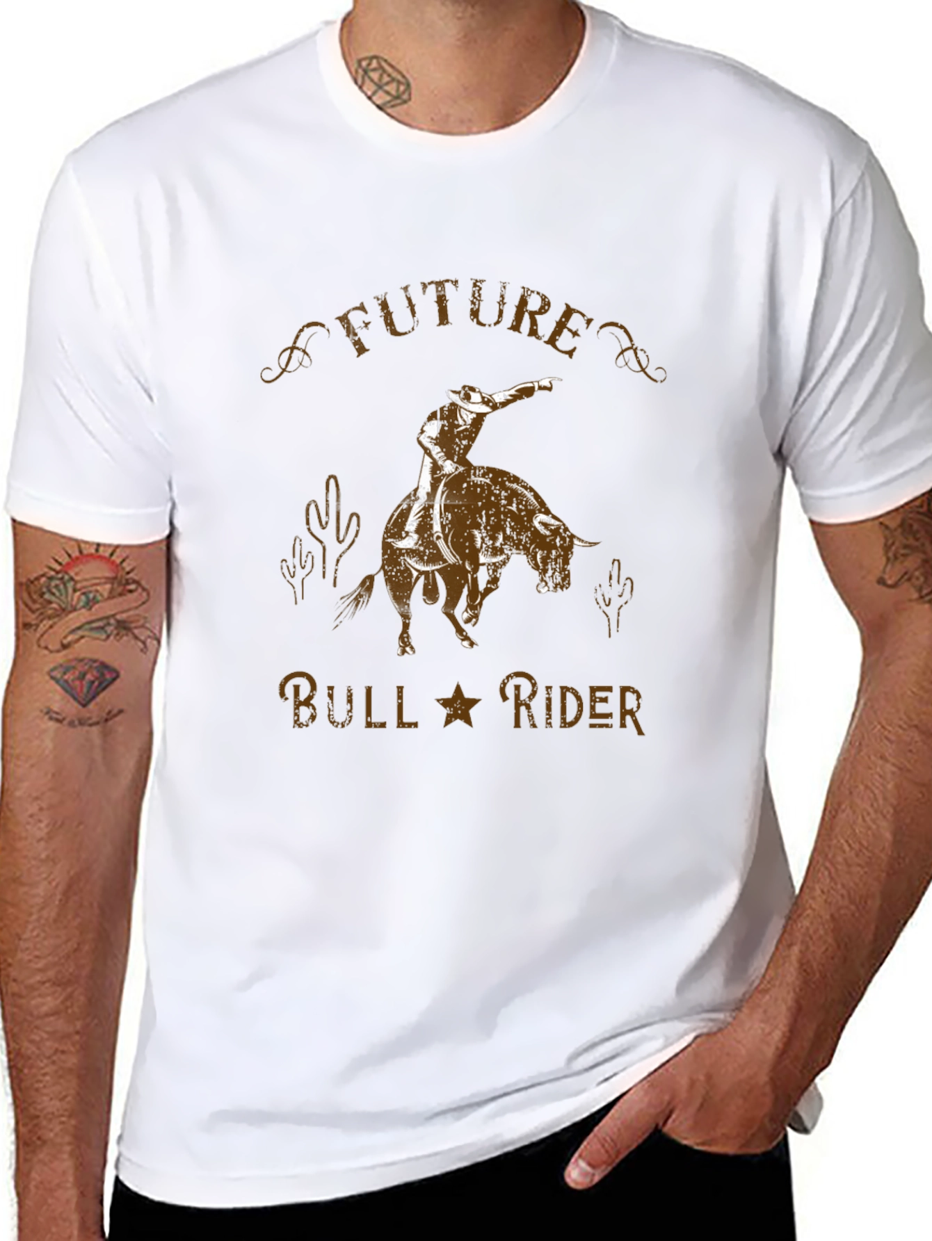 Future Bull Rider Graphic T-Shirt