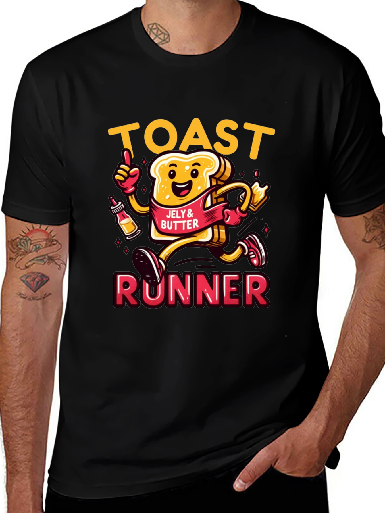 Toast Runner Graphic T-Shirt