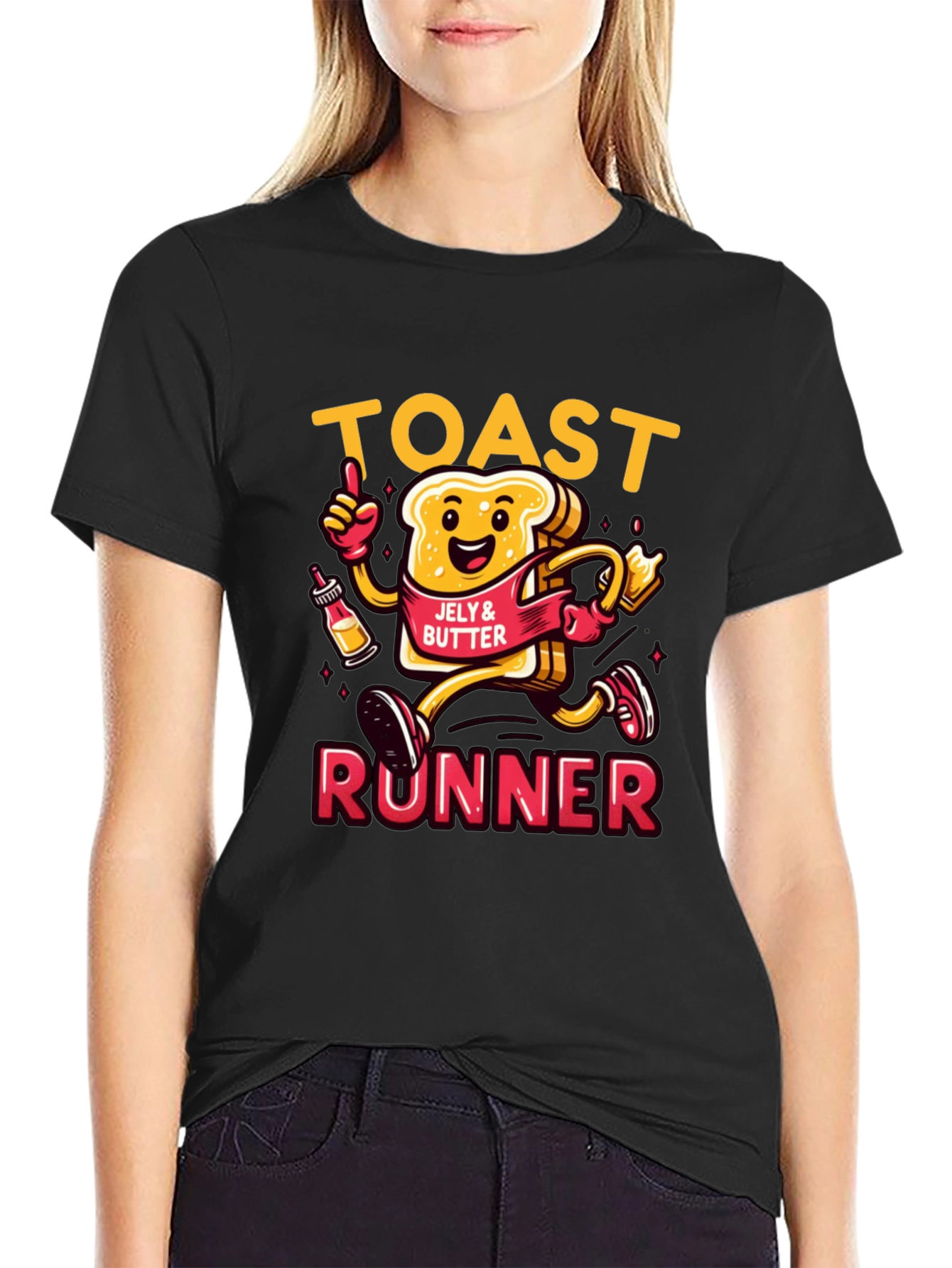 Toast Runner Graphic T-Shirt