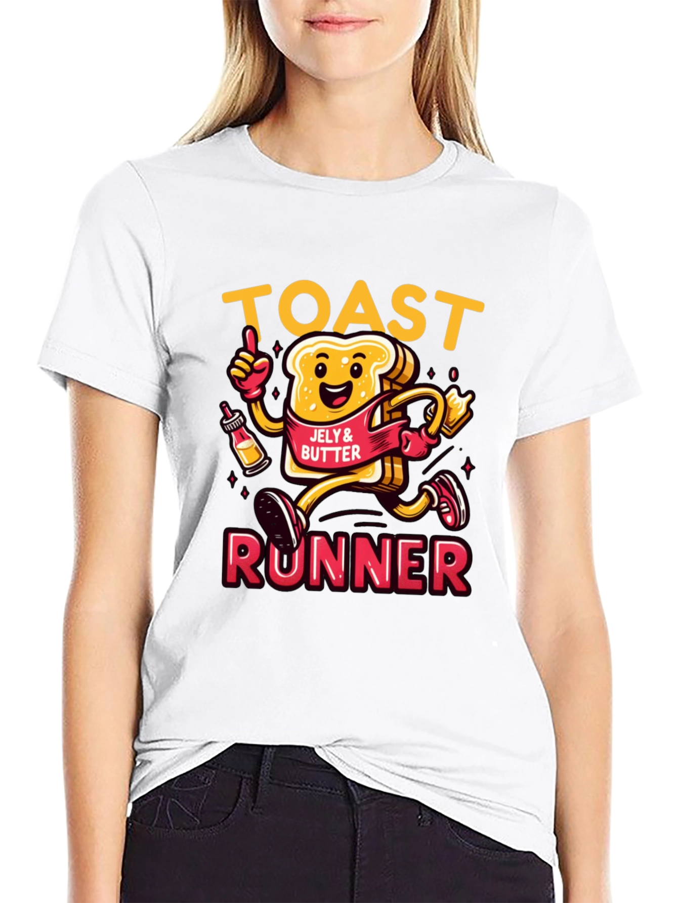 Toast Runner Graphic T-Shirt