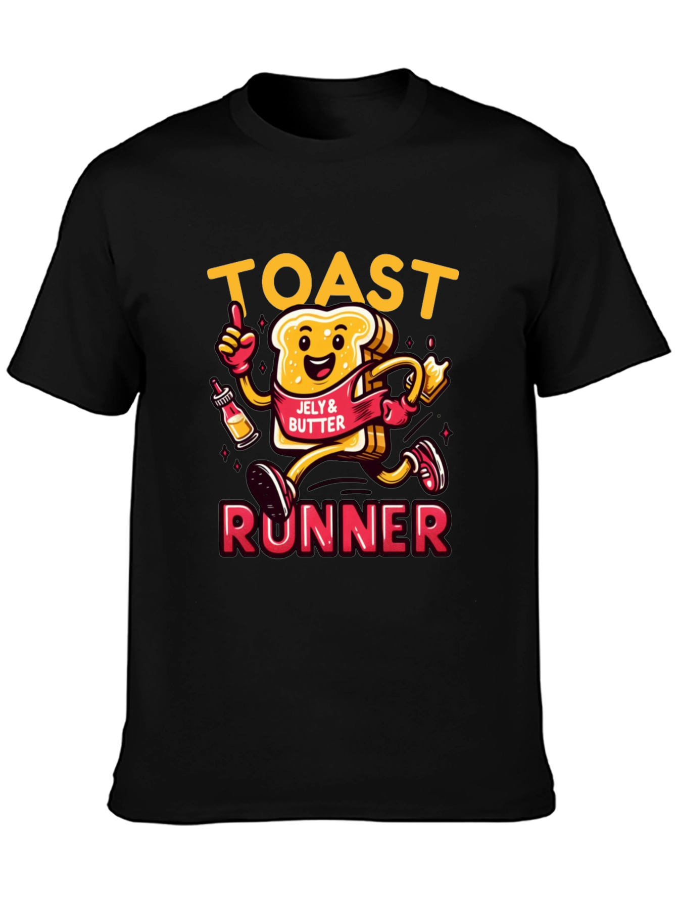 Toast Runner Graphic T-Shirt
