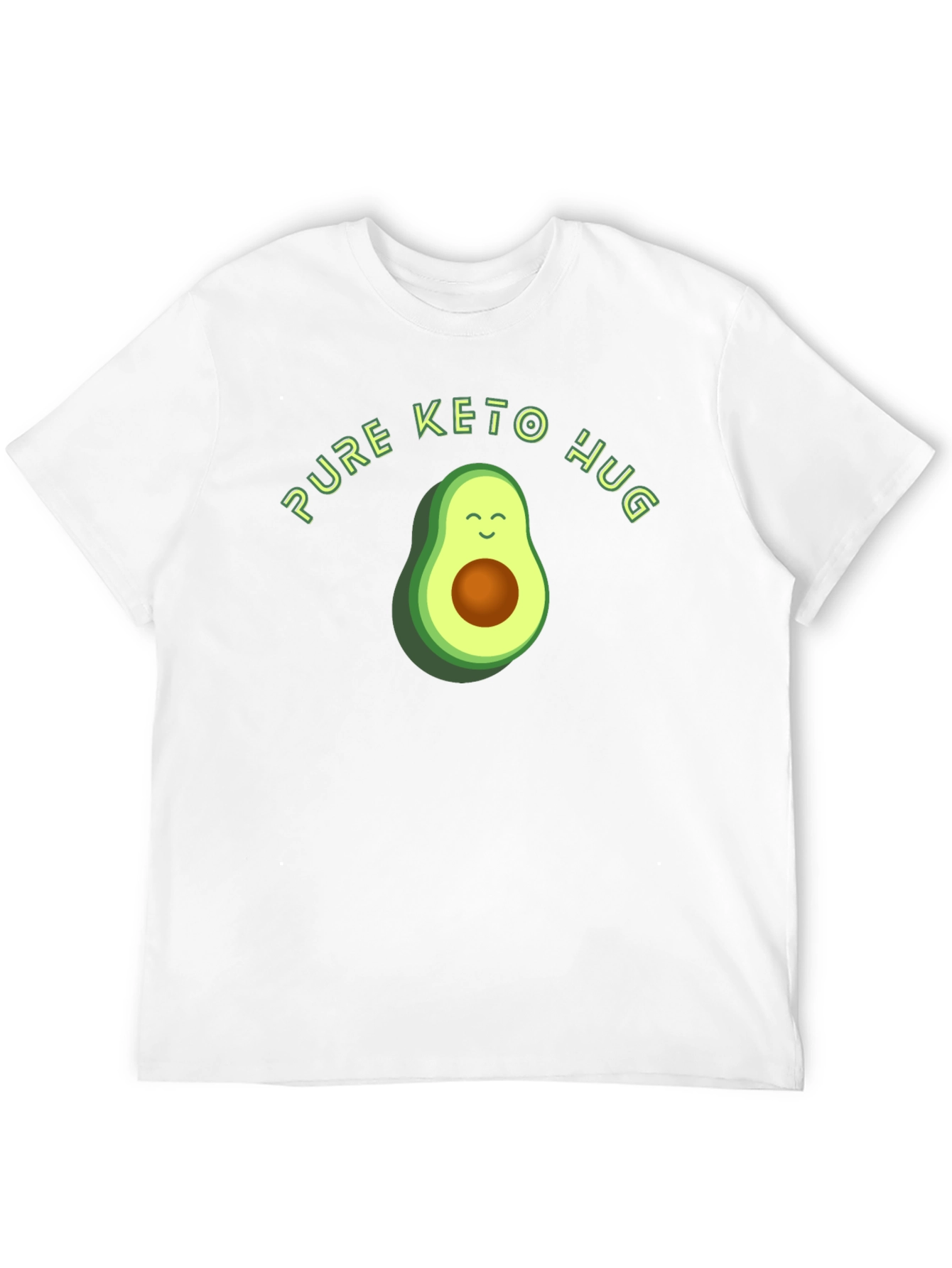 Pure Keto Hug T-Shirt - Avocado Graphic Tee