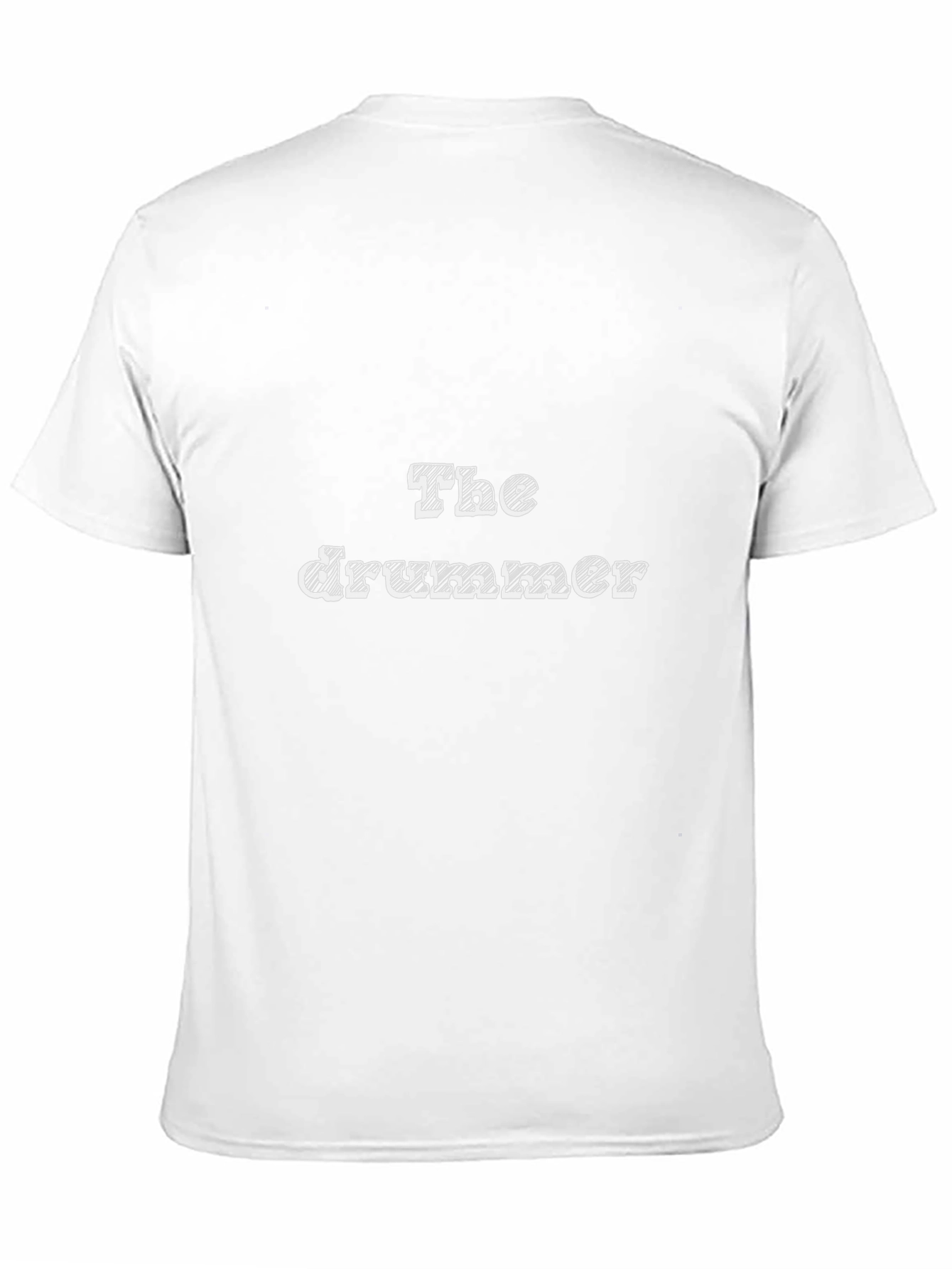 The Drummer Black Crew Neck Short Sleeve T-Shirt