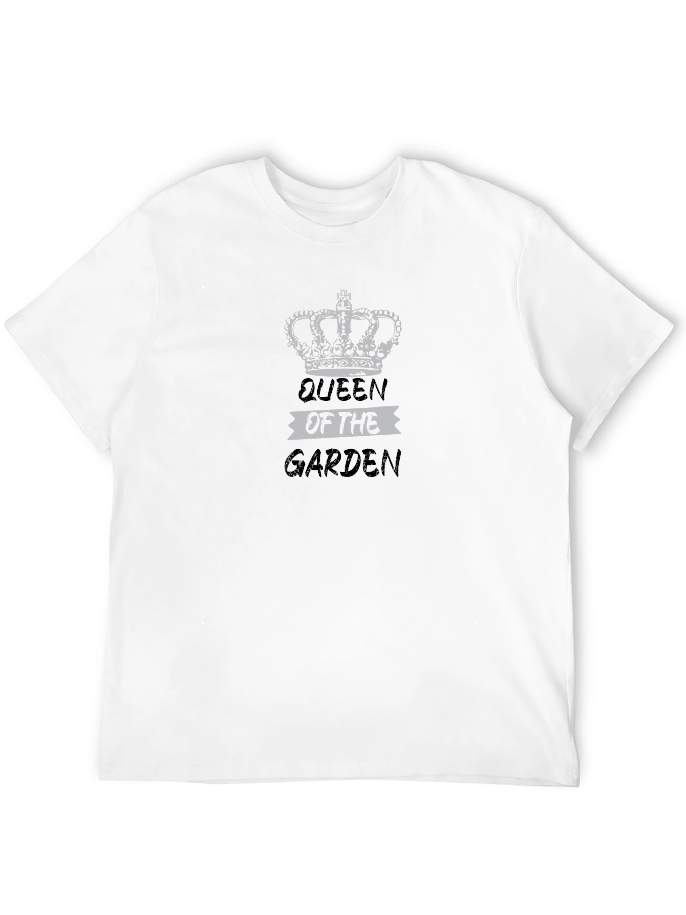 Queen of the Garden Black Graphic T-Shirt