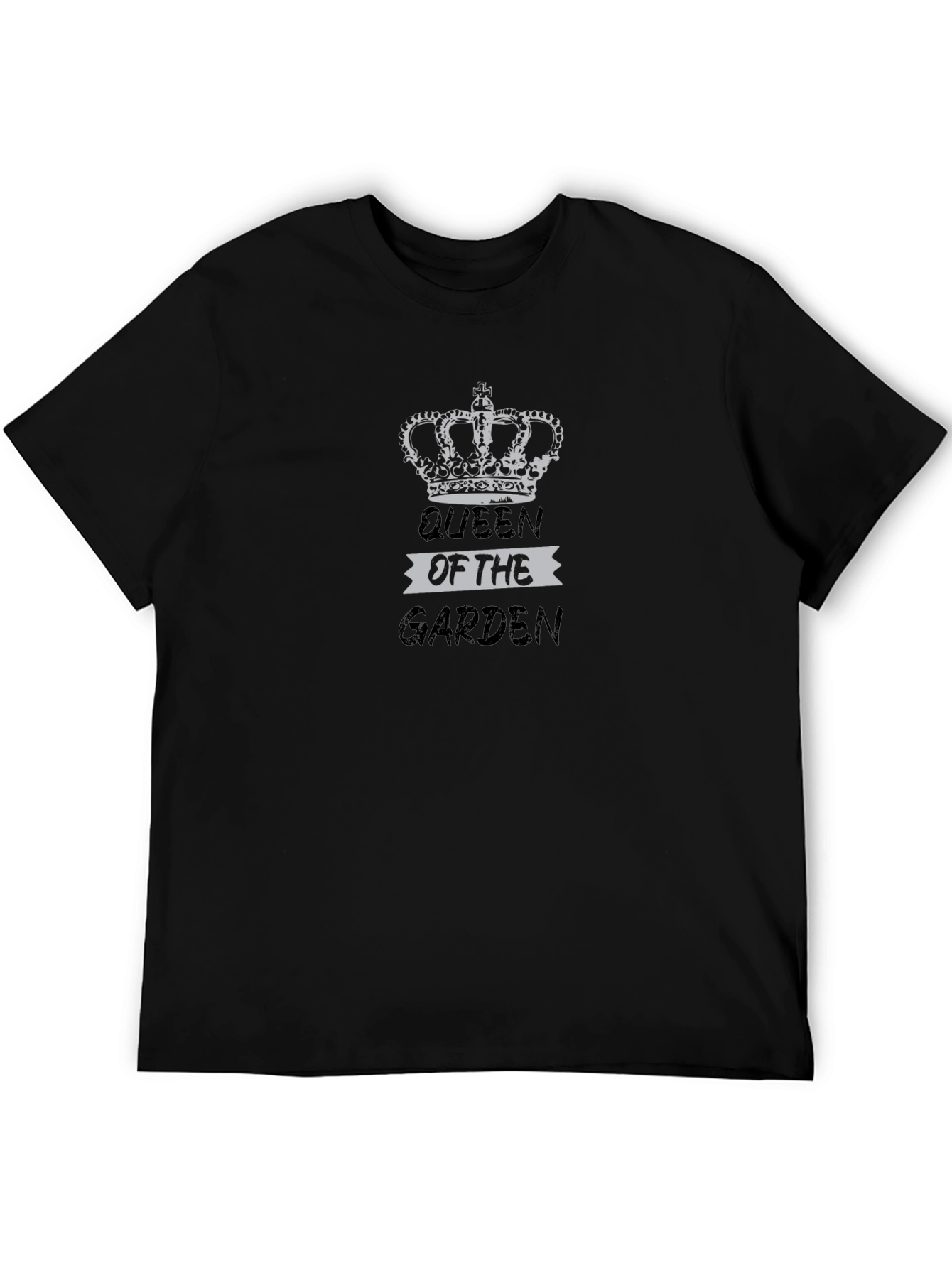 Queen of the Garden Black Graphic T-Shirt