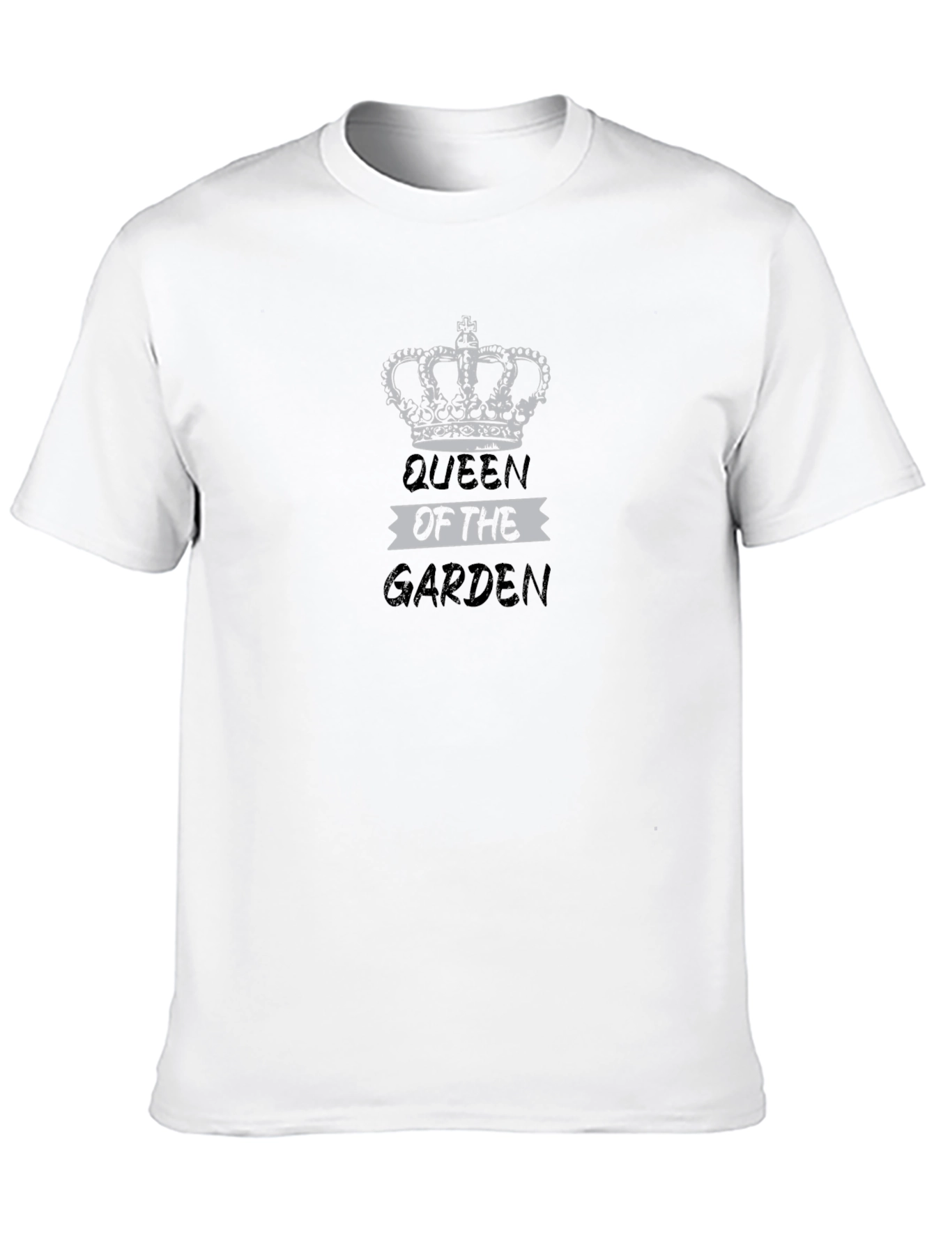 Queen of the Garden Black Graphic T-Shirt