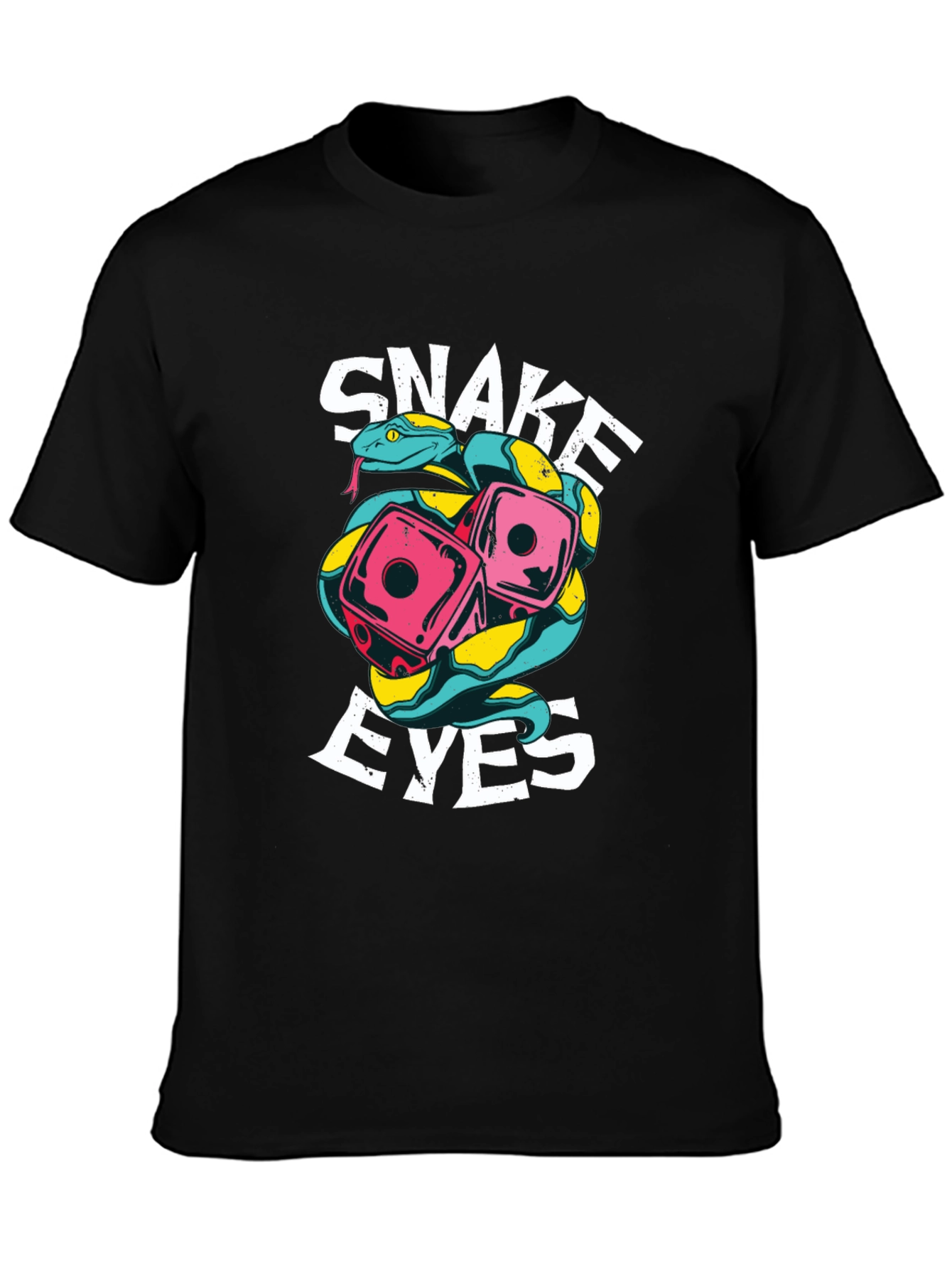 Snake Eyes Graphic Tee - Black T-Shirt
