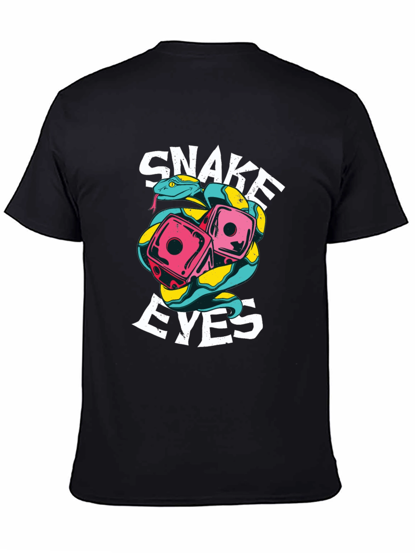 Snake Eyes Graphic Tee - Black T-Shirt