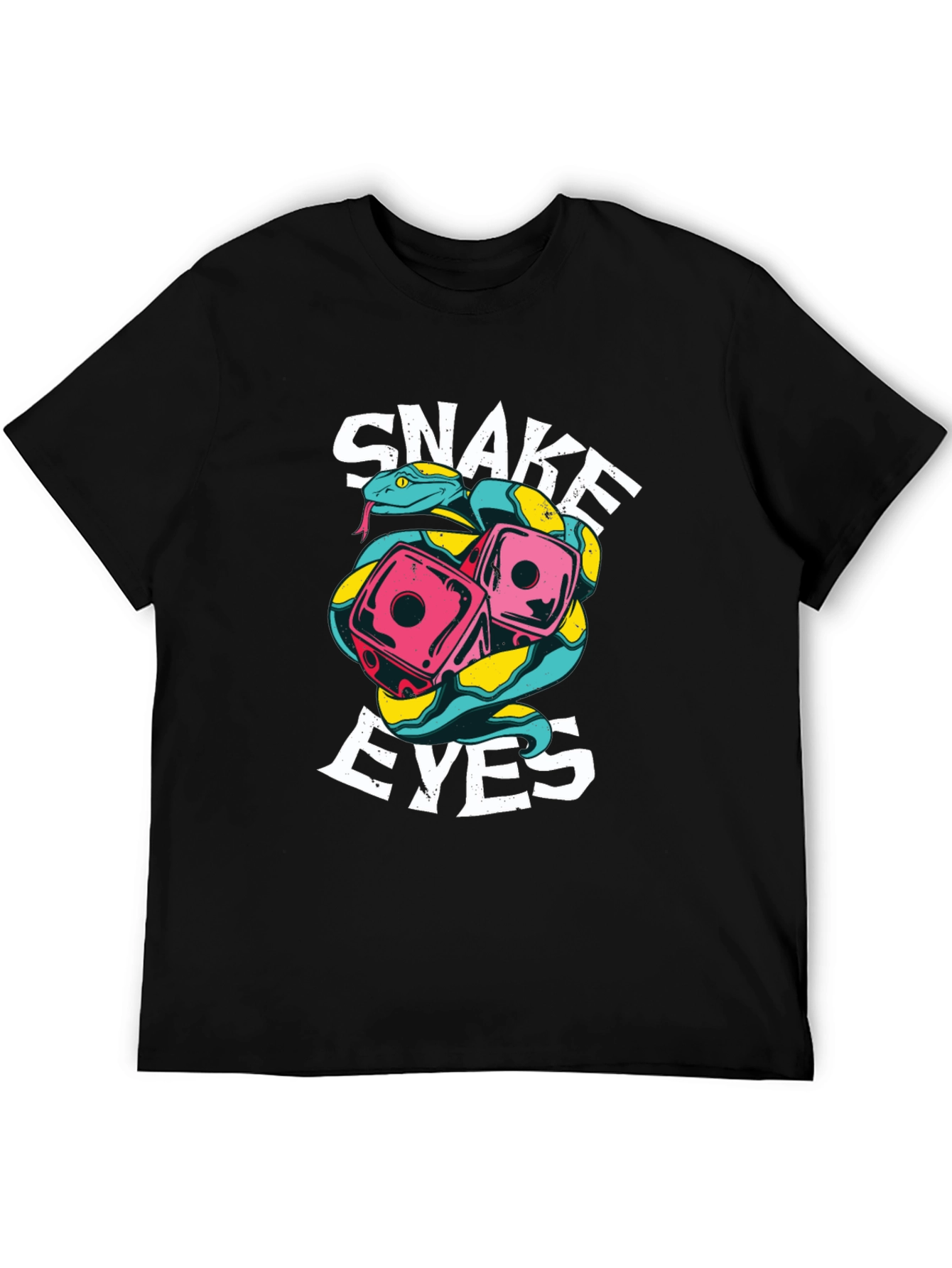 Snake Eyes Graphic Tee - Black T-Shirt
