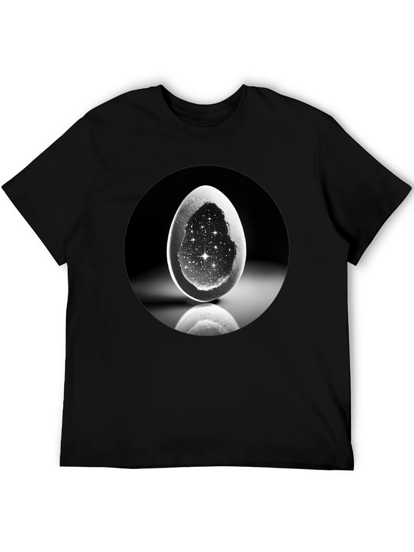 Galaxy Egg Graphic Tee - Unique Space T-Shirt