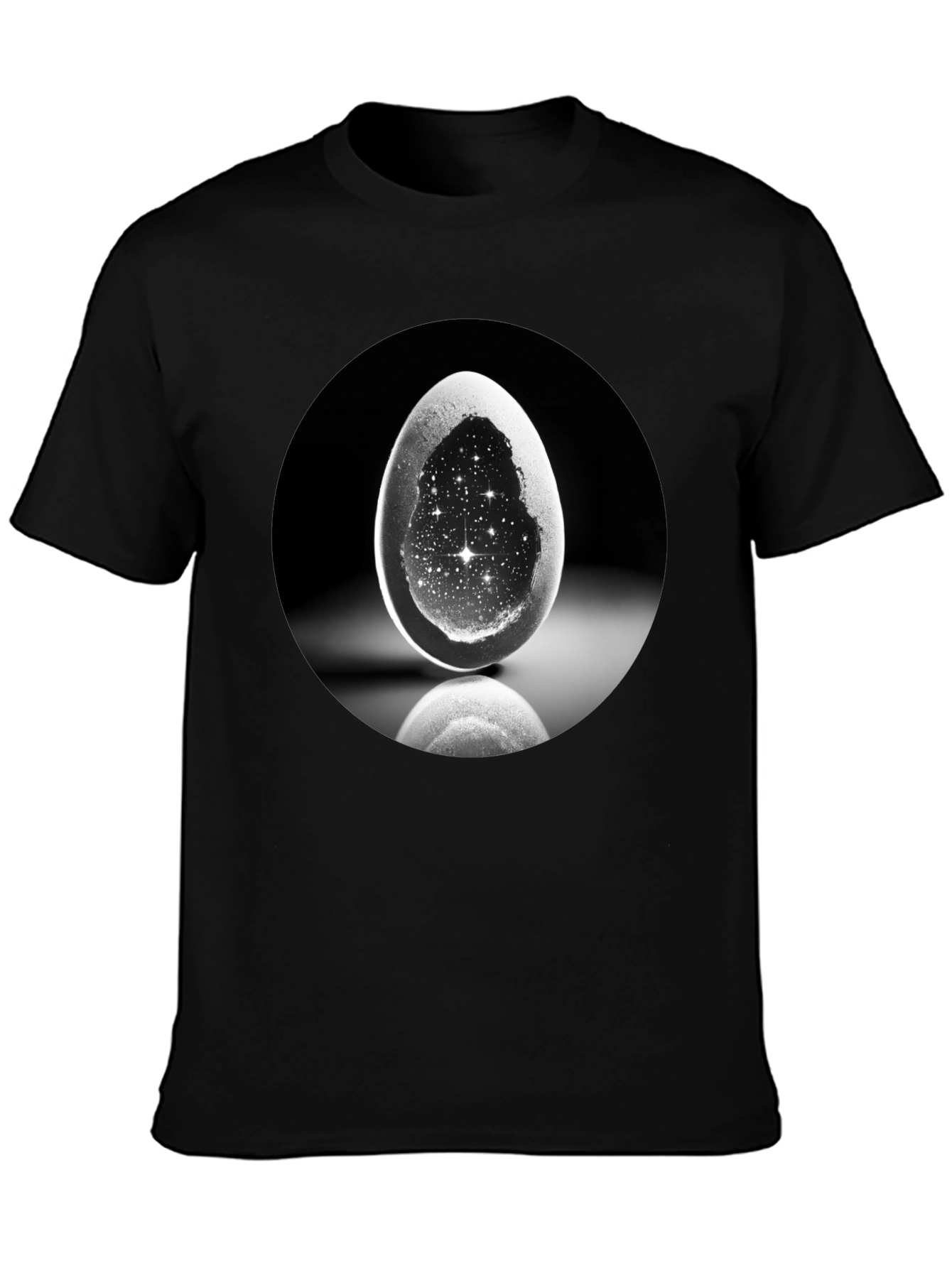 Galaxy Egg Graphic Tee - Unique Space T-Shirt