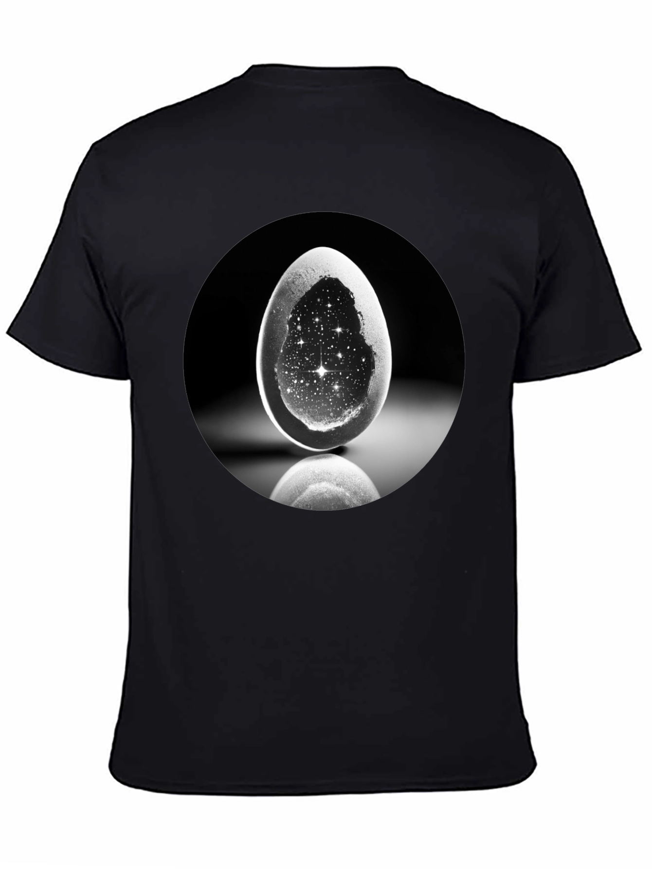 Galaxy Egg Graphic Tee - Unique Space T-Shirt