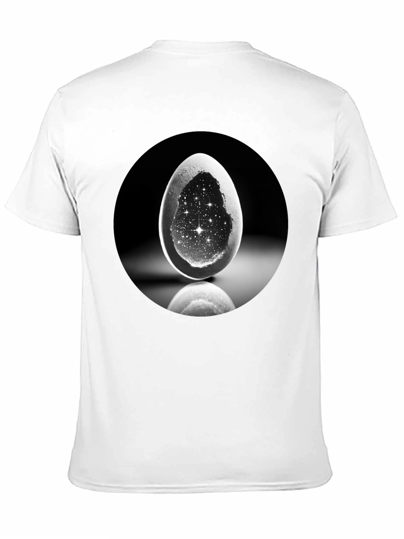 Galaxy Egg Graphic Tee - Unique Space T-Shirt