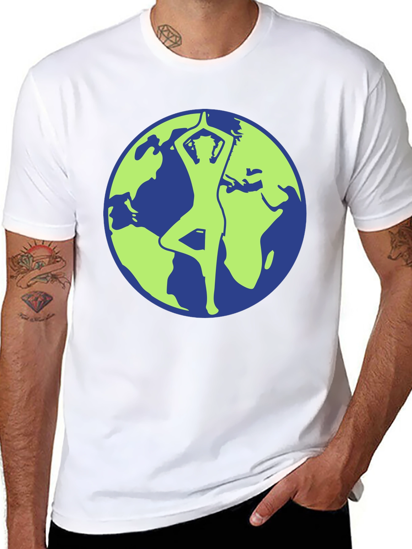 Earth Yoga T-Shirt - Balance & Harmony