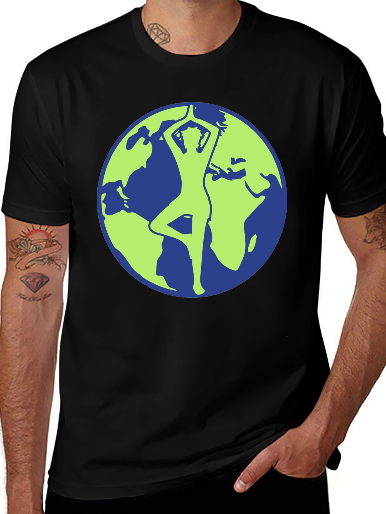Earth Yoga T-Shirt - Balance & Harmony