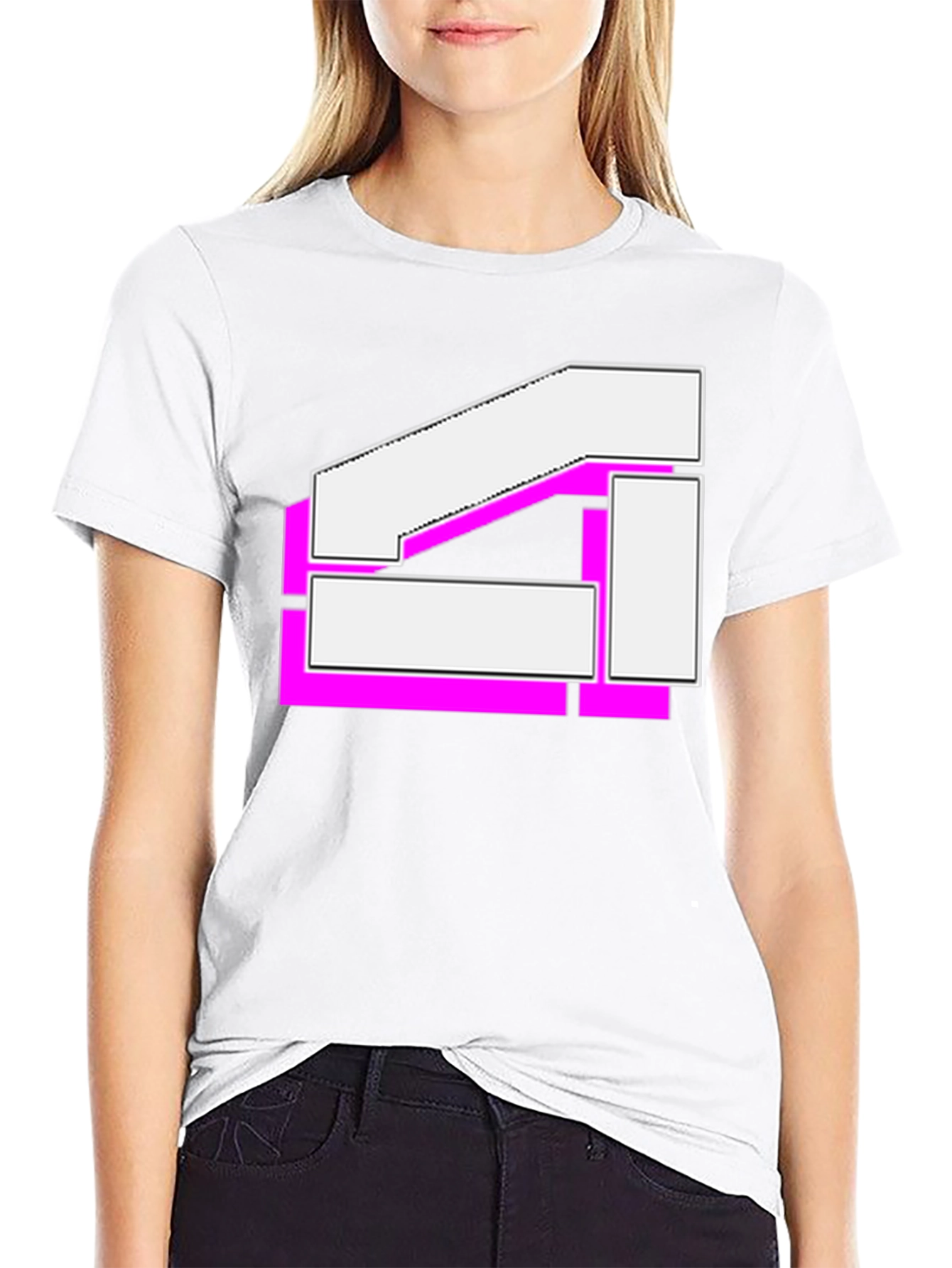 Geometric Graphic T-Shirt - Modern Streetwear Tee