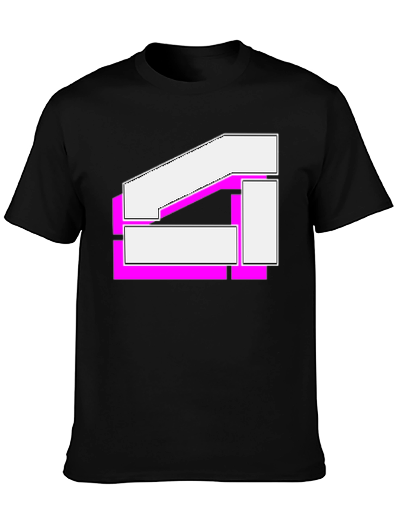 Geometric Graphic T-Shirt - Modern Streetwear Tee