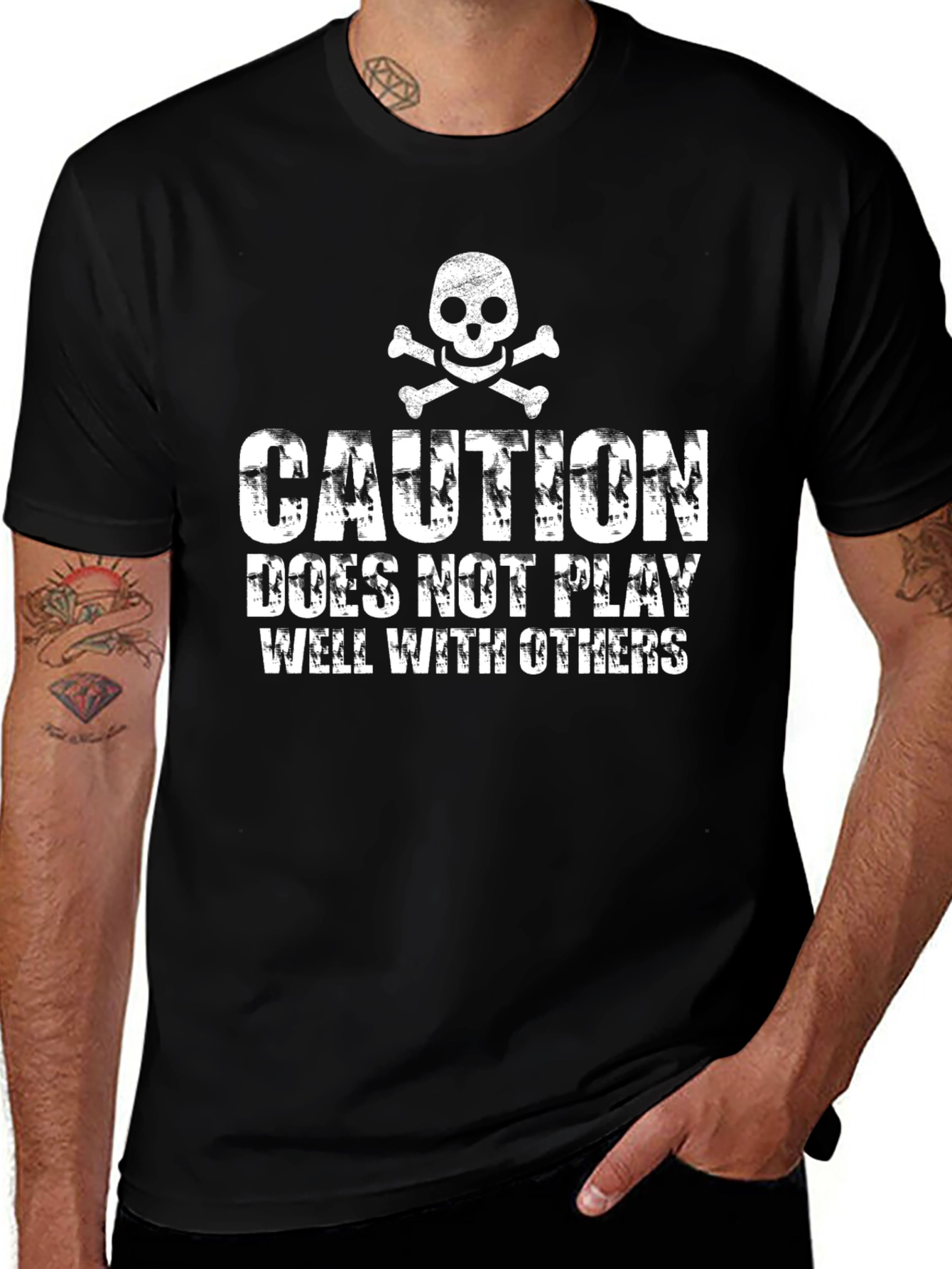 Caution: Does Not Play Well With Others T-Shirt