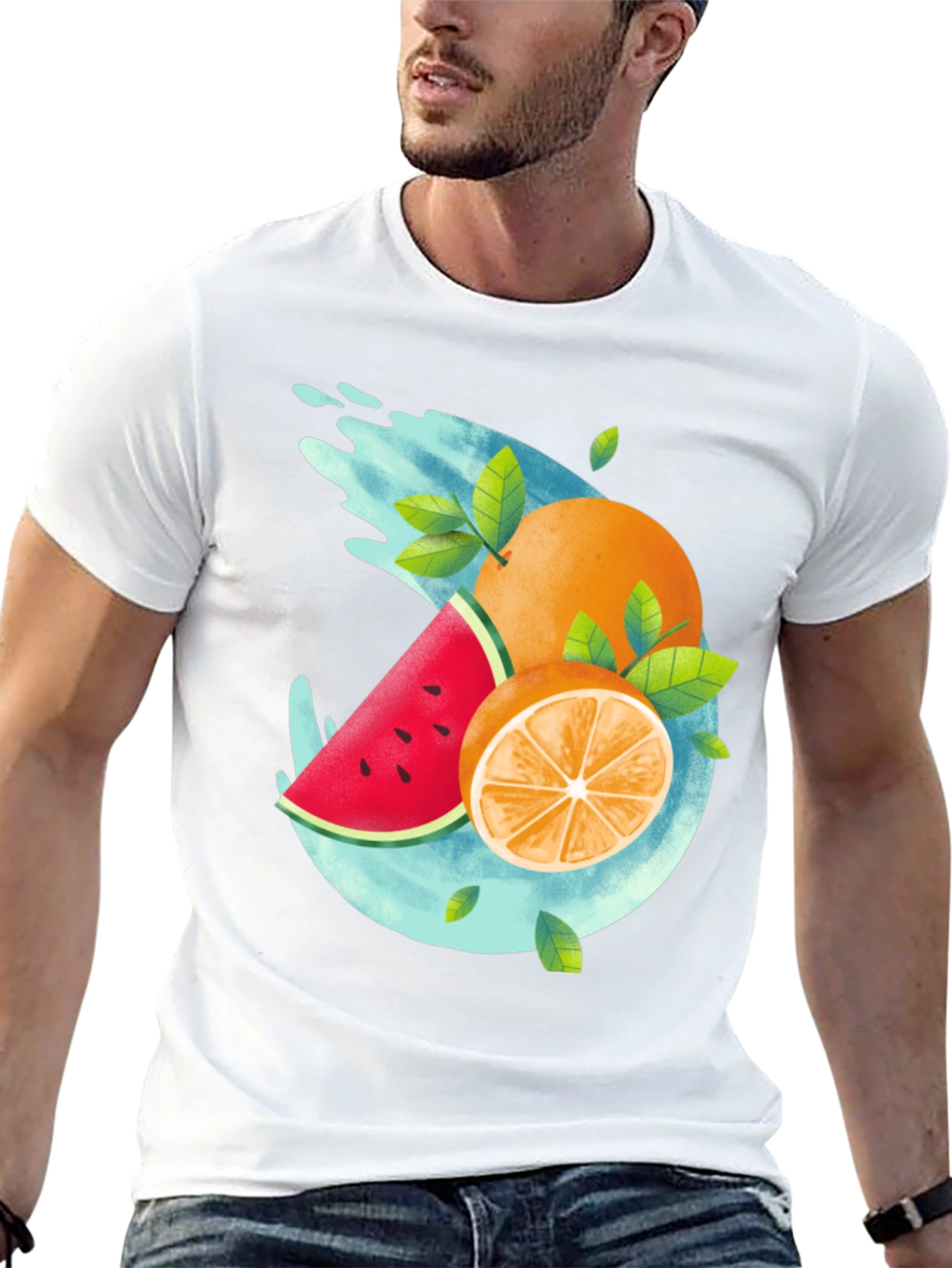 Fruit Splash Graphic Tee - Cool Summer Style