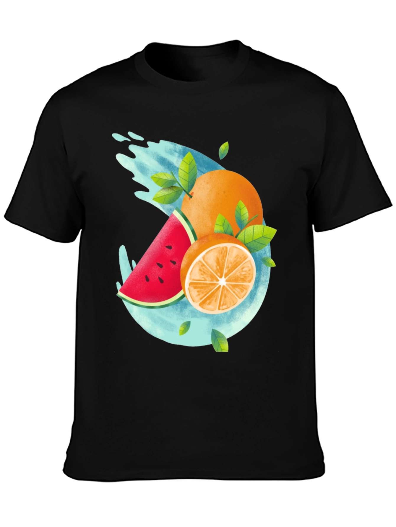 Fruit Splash Graphic Tee - Cool Summer Style
