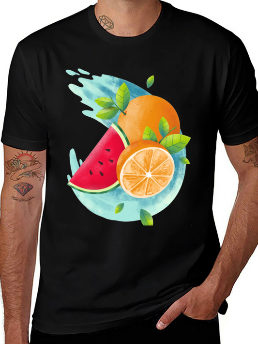 Fruit Splash Graphic Tee - Cool Summer Style