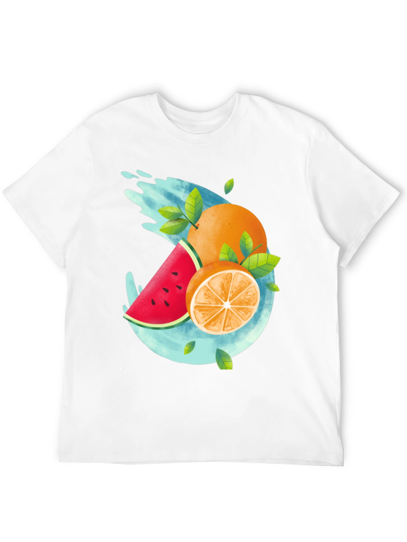 Fruit Splash Graphic Tee - Cool Summer Style