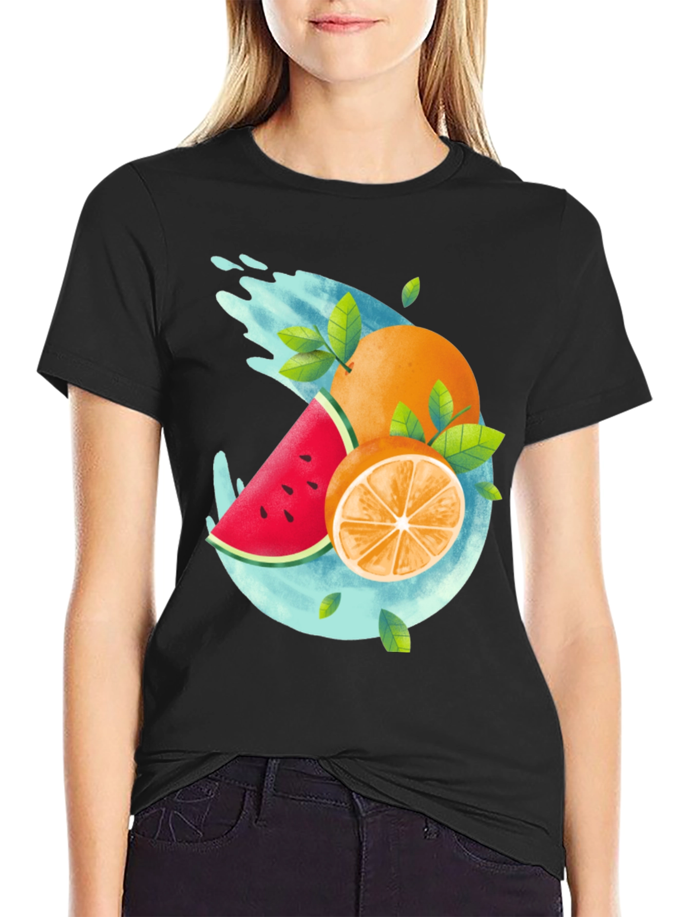 Fruit Splash Graphic Tee - Cool Summer Style