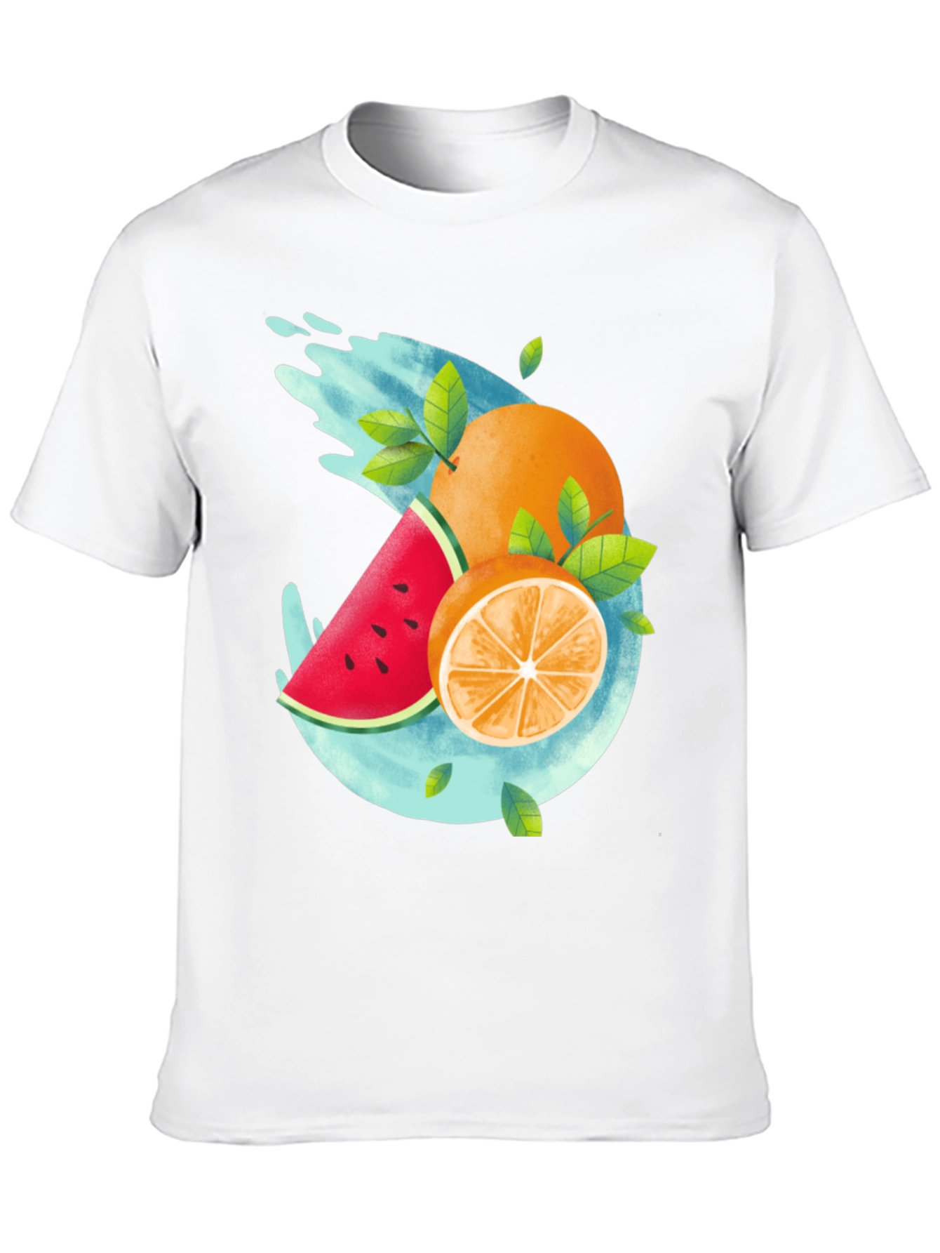 Fruit Splash Graphic Tee - Cool Summer Style