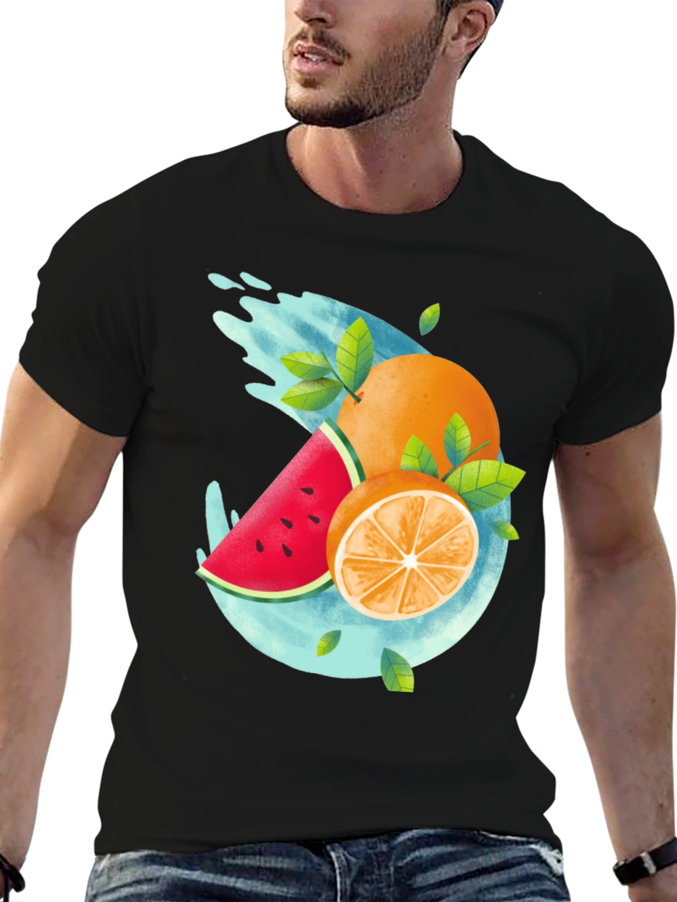 Fruit Splash Graphic Tee - Cool Summer Style