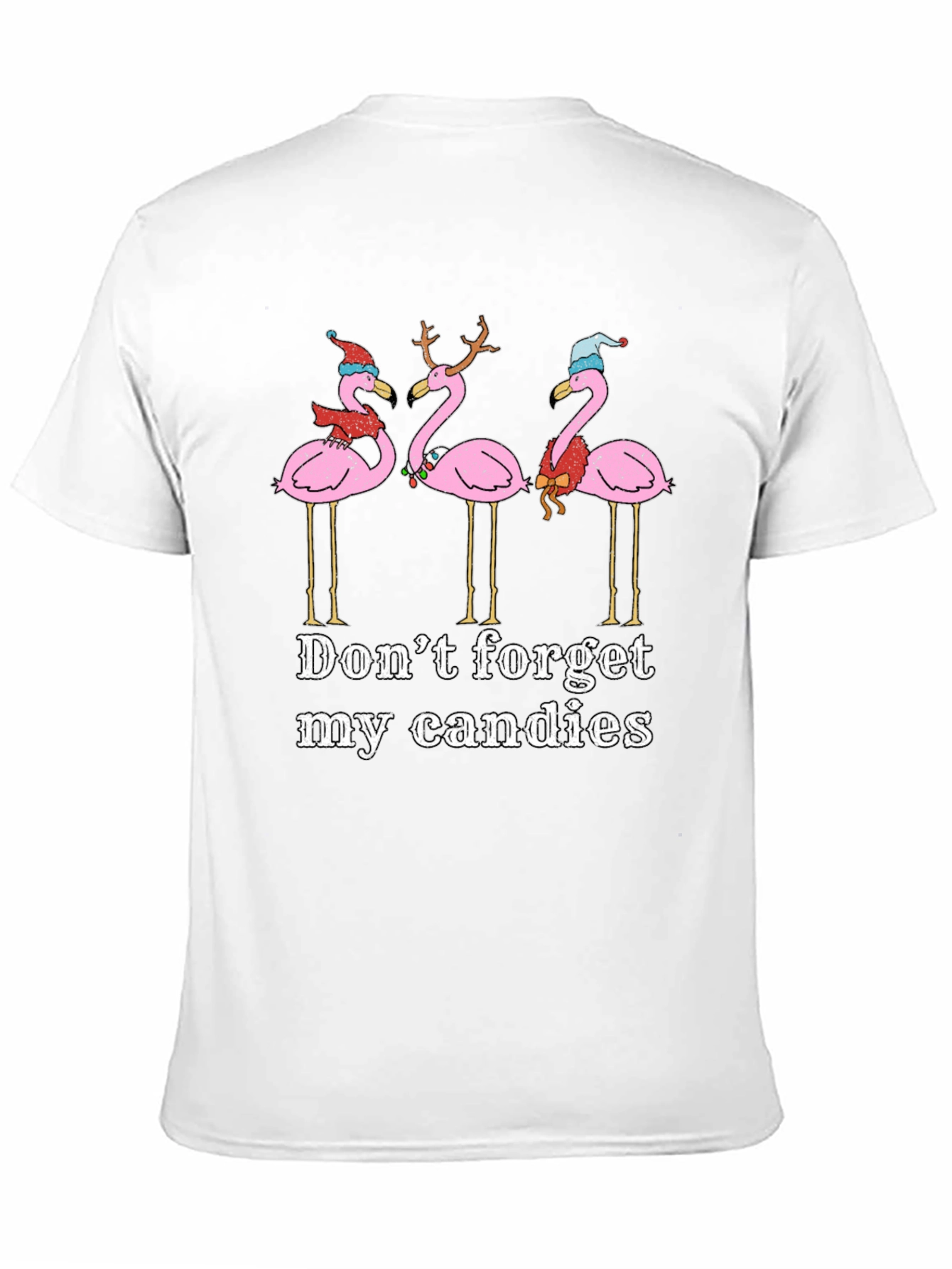 Festive Flamingo Christmas T-Shirt