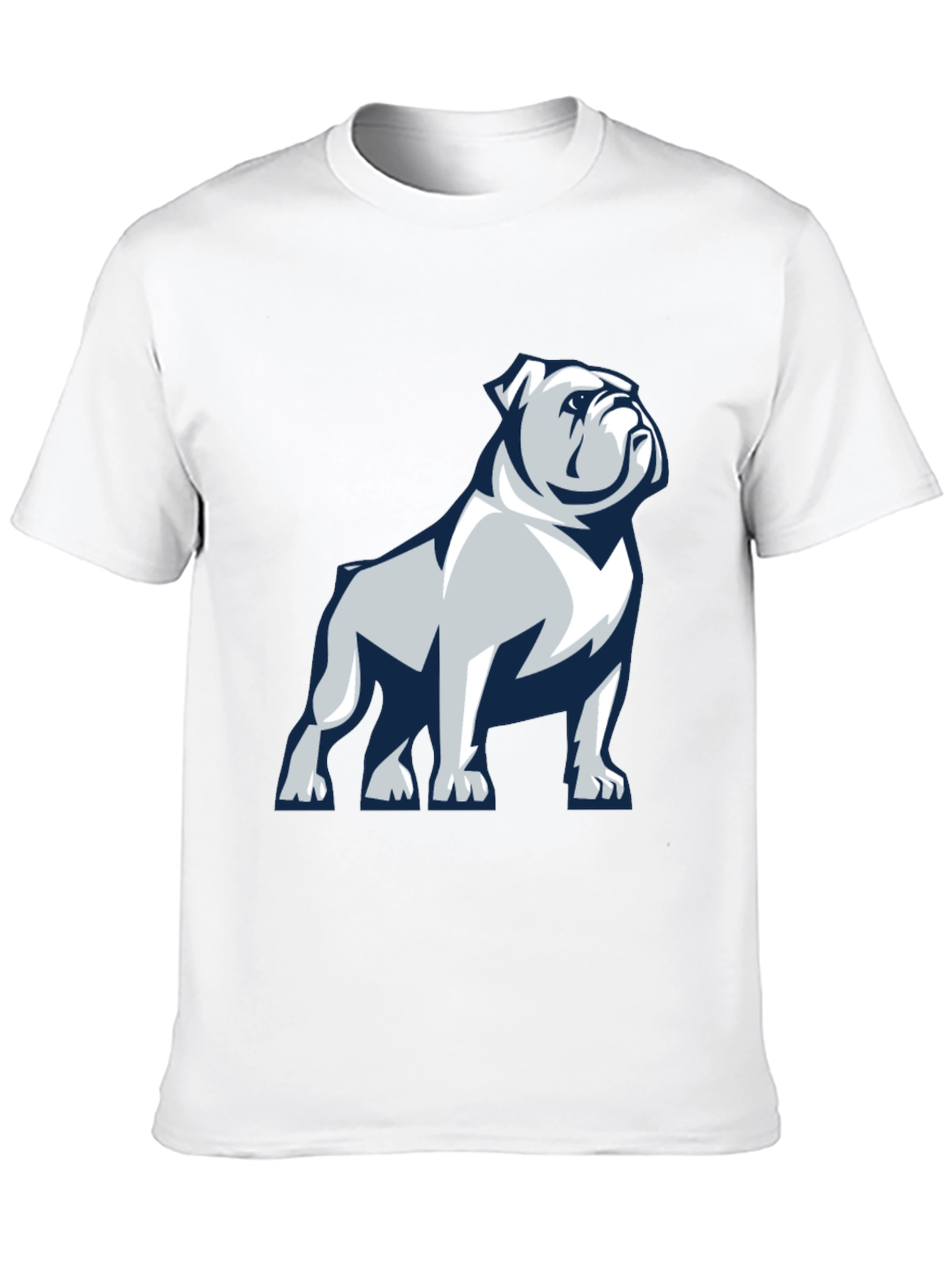 Bulldog Graphic Print T-Shirt