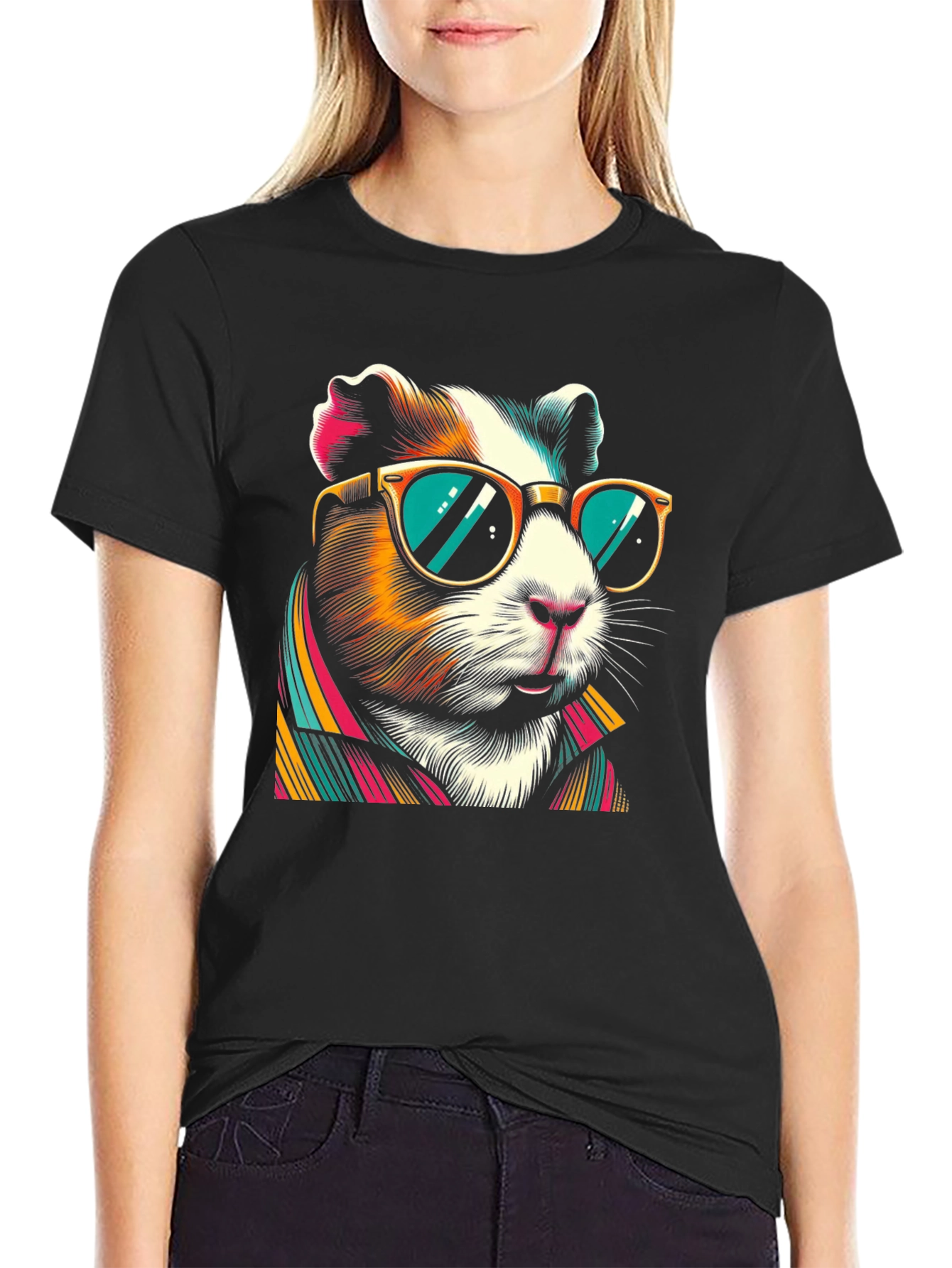 Cool Guinea Pig T-Shirt - Stylish Animal Graphic Tee