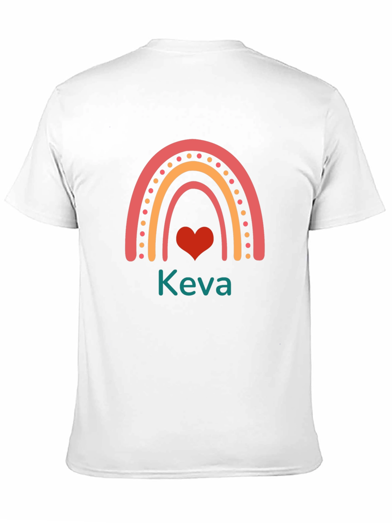Rainbow Heart Tee - Keva Graphic T-Shirt
