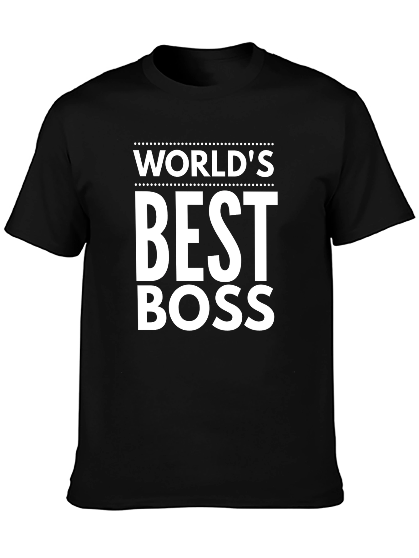 Worlds Best Boss T-Shirt Funny Graphic Tee