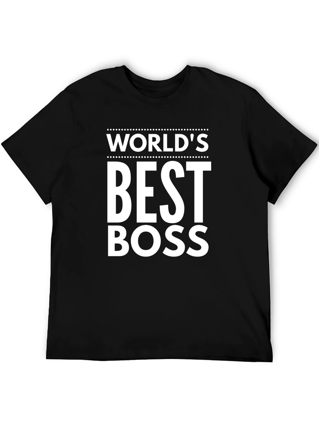 Worlds Best Boss T-Shirt Funny Graphic Tee